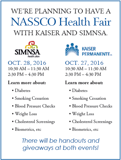 NASSCO Health Fair
