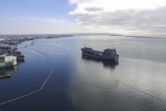 USNS Hershel "Woody" Williams, designed and built by General Dynamics NASSCO, completes sea trials and is delivered to the U.S. Navy