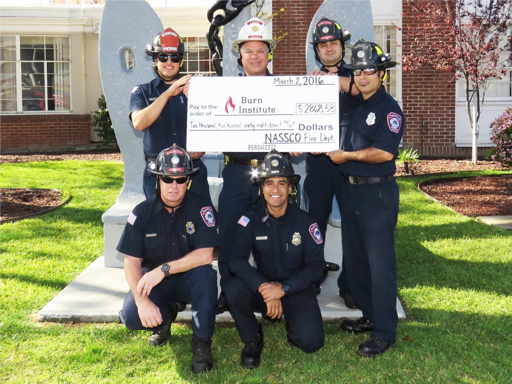 NASSCO Fire Department Raises Nearly 3K for Annual Burn Institute Boot